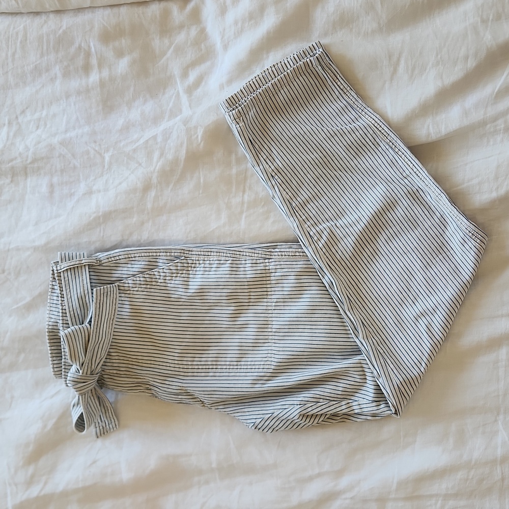American Eagle Striped Cotton Pants